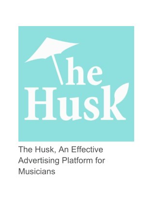 The Husk, An Effective Advertising Platform for Musicians