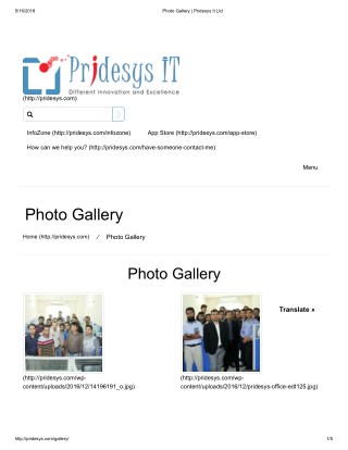 Photo Gallery | Pridesys It Ltd