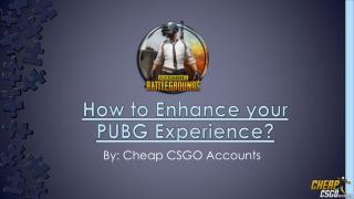 Get Tips to Enhance your Experience in PUBG