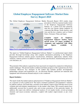 Employee Engagement Software Market - Global Industry Analysis, Growth and Forecast, 2018-2025