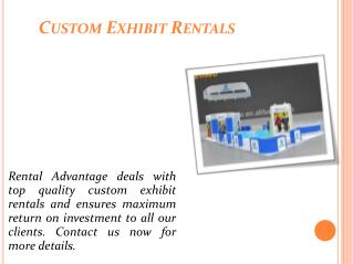 Custom Exhibit Rentals