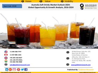 Australia Soft DrinksÂ Market Outlook 2024: Global Opportunity & Growth Analysis, 2016-2024