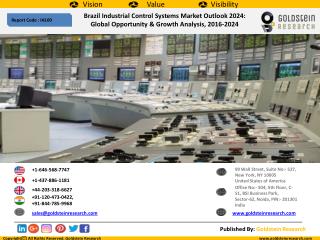 Brazil Industrial Control Systems Market Outlook 2024: Global Opportunity & Growth Analysis, 2016-2024