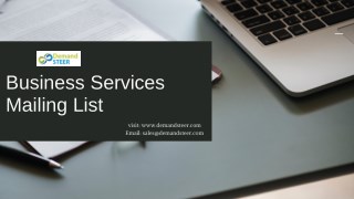 Business Service Mailing List | Targeted Business Mailing List