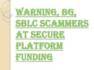 Fake Address of Secure Platform Funding