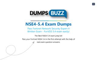 Some Details Regarding NSE4-5.4 Test Dumps VCE That Will Make You Feel Better