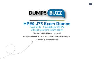 HP HPE0-J75 Dumps Download HPE0-J75 practice exam questions for Successfully Studying