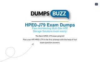 Mind Blowing REAL HP HPE0-J79 VCE test questions