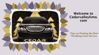 Hire a Vintage Limo from Cedarvalleylimo.com