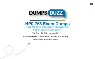 HP HP0-768 Test Braindumps to Pass HP0-768 exam questions