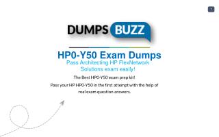 Prompt Purchase HP0-Y50 PDF VCE Exam Dumps