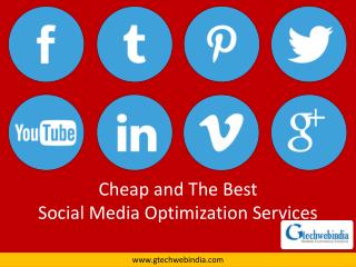 Social Media Optimization Services India