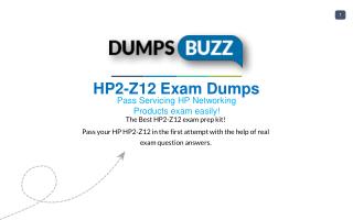 HP2-Z12 Exam Training Material - Get Up-to-date HP HP2-Z12 sample questions
