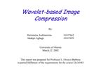 Wavelet-based Image Compression