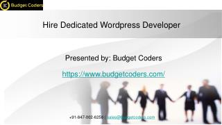 Why you should hire Dedicated WordPress Developers for your Organization?