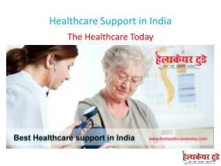 Healthcare Support in India