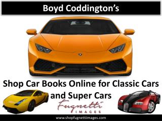 Shop Car Books Online for Classic Cars and Supercars Cars