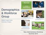 Demographics Workforce Group