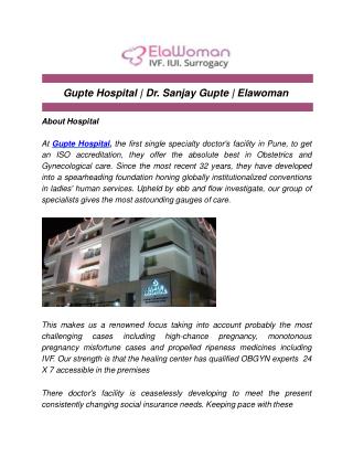 Gupte Hospital | Dr. Sanjay Gupte | Elawoman