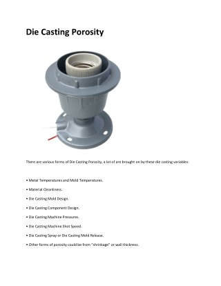 aluminum die casting