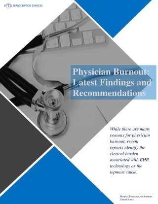 Physician Burnout: Latest Findings and Recommendations