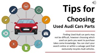 Tips for Choosing Used Audi Cars Parts