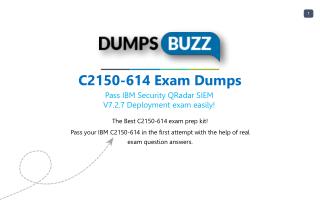 New C2150-614 VCE exam questions with Free Updates