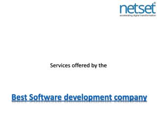 Best Software Development Company Services