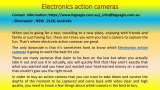 How To Find The Best Electronics Action Camera For You