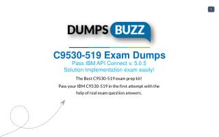 IBM C9530-519 Braindumps - 100% success Promise on C9530-519 Test
