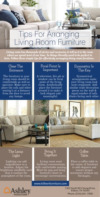 Tips For Arranging Living Room Furniture