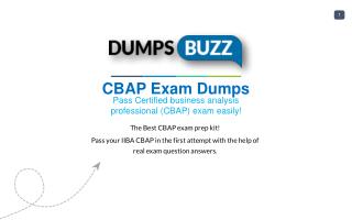 The best way to Pass CBAP Exam with VCE new questions