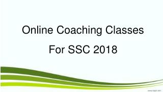 Online SSC CGL Coaching in Hyderabad