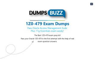 New and Updated Oracle 1Z0-479 exam questions Oracle 1Z0-479 Exam Training Material with Passing Assurance on First Atte