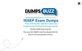 Why You Really Need ISSEP PDF VCE Braindumps?