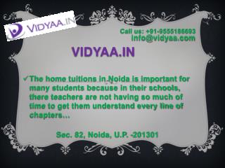 Private tuitions in Noida