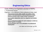 Engineering Ethics