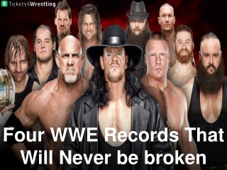 WWE Lists 4 Records That Will Never Be Broken