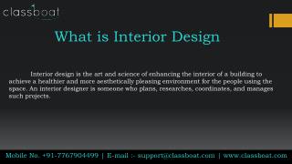 Best interior design courses in mumbai