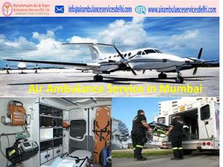 Panchmukhi Air Ambulance Service in Mumbai with full set up