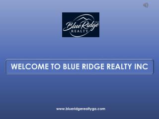 North GA Based Mountain Realty Company - Blue Ridge Realty