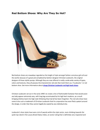 cheap Christian Louboutin red high heels shoes