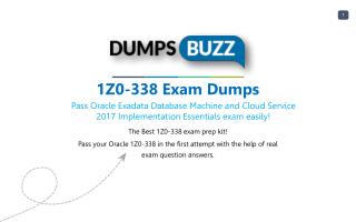 1Z0-338 Test prep with real Oracle 1Z0-338 test questions answers and VCE