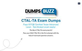 The best way to Pass CTAL-TA Exam with VCE new questions