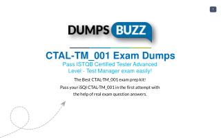 Latest and Valid CTAL-TM_001 Braindumps - Pass CTAL-TM_001 exam with New sample questions