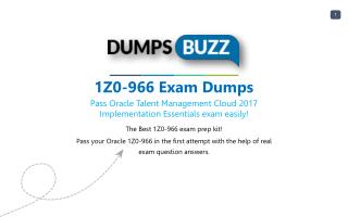 1Z0-966 Exam Training Material - Get Up-to-date Oracle 1Z0-966 sample questions