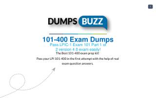 Purchase REAL 101-400 Test VCE Exam Dumps