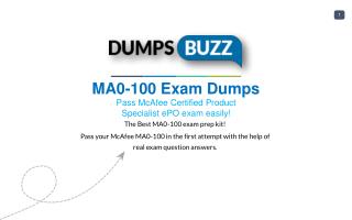 Get real MA0-100 VCE Exam practice exam questions