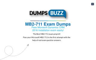 The best way to Pass MB2-711 Exam with VCE new questions
