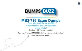 Valid MB2-716 Braindumps with MB2-716 Practice Test sample questions